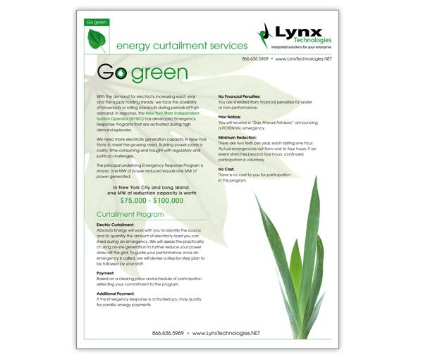 Lynx Technologies Energy Curtailment