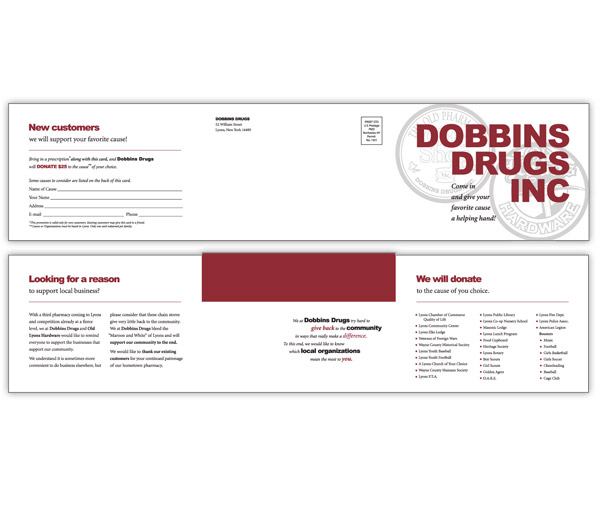 Dobbins Drugs Mailer