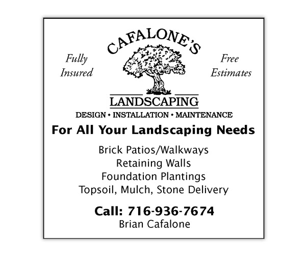 Cafalone's Landscaping Print Ad