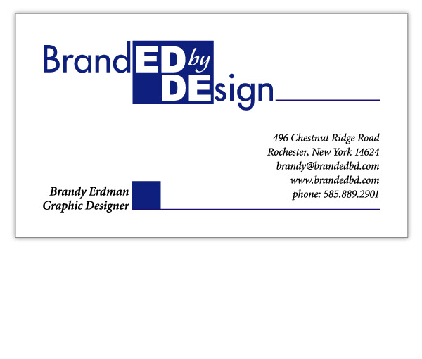 Branded By Design Business Card